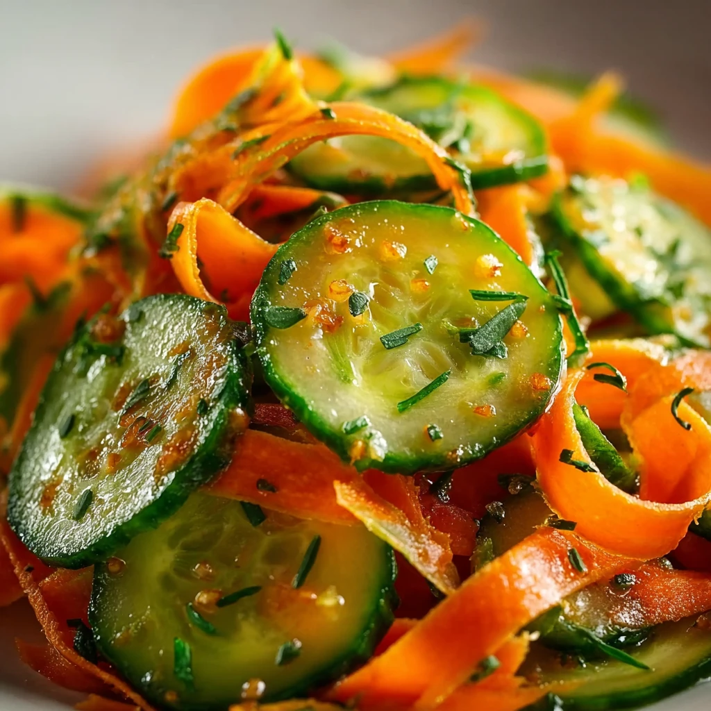 Cucumber Carrot Salad Minutes Big Crunch