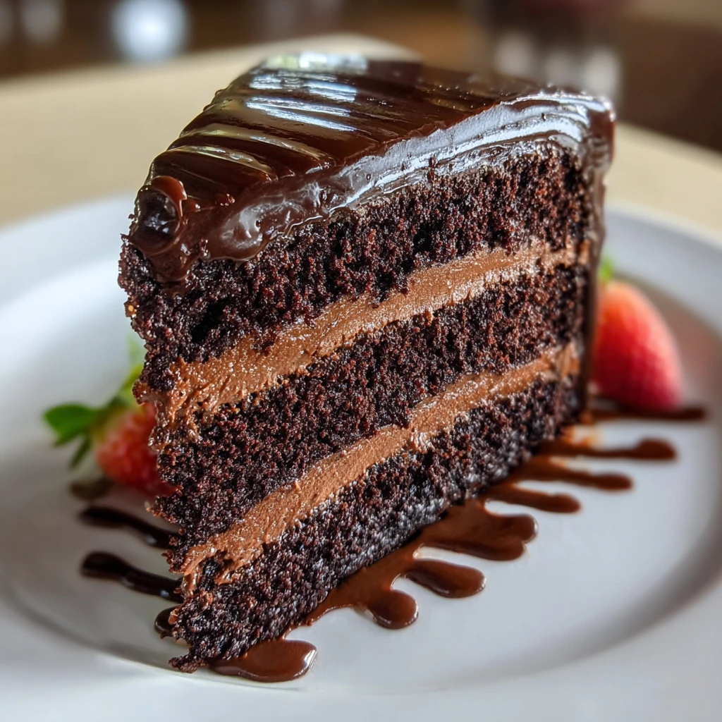 Decadent Triple Chocolate Cake That Will Steal Your