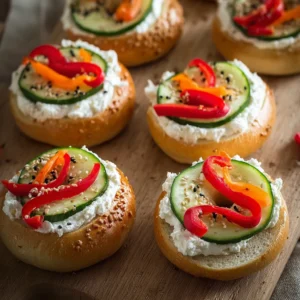 Delicious Mini Bagel Sandwiches: Quick Gourmet at Home