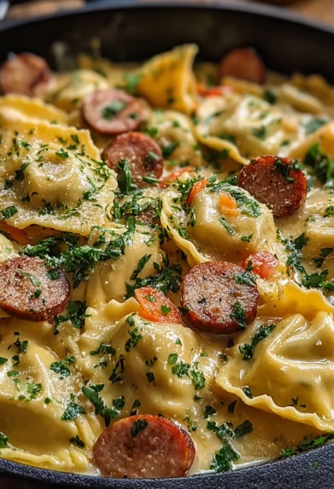 Discover Creamy Pierogi Turkey Sausage Skillet Comfort Food