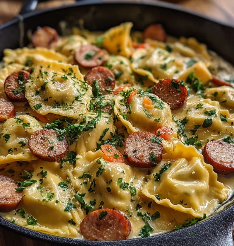 Discover Creamy Pierogi Turkey Sausage Skillet Comfort Food