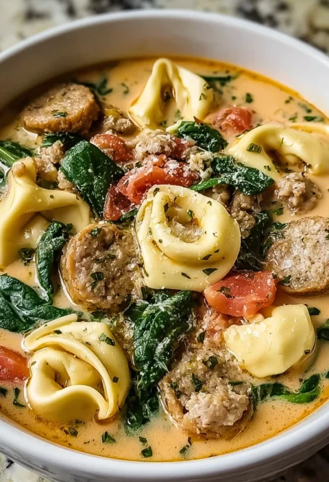 Dive Into Creamy Sausage Tortellini Soup Cozy Nights