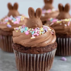 easter bunny cupcakes