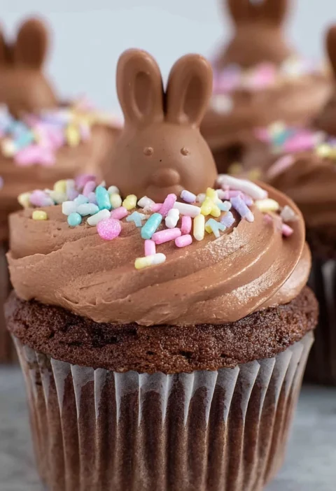 Easter Bunny Cupcakes