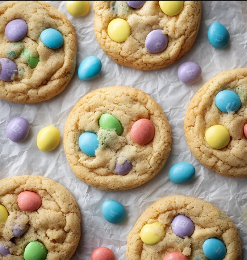 Easter Bunny Cookies Pastel Spring Chewy Festive
