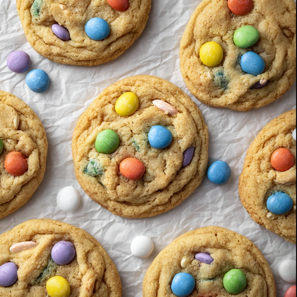 Easter Bunny Cookies Pastel Spring Chewy Festive