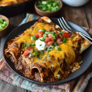 Easy Beef Enchiladas (Loaded Meat Cheese Red Sauce Melty)