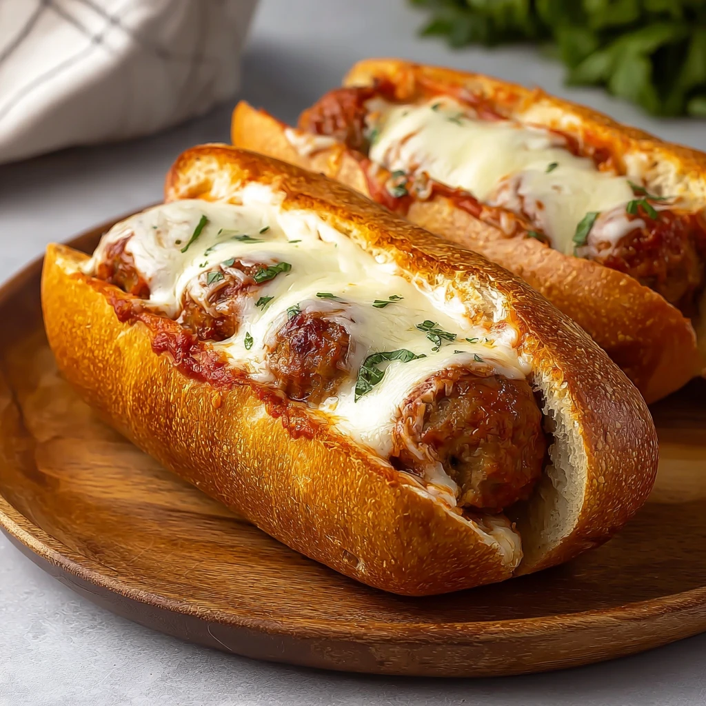 Cheesy Meatball Subs 20minute Homemade Marinara Melt