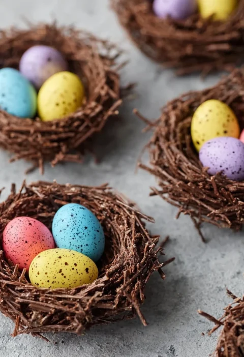 Four Ingredient Nobake Easter Nests