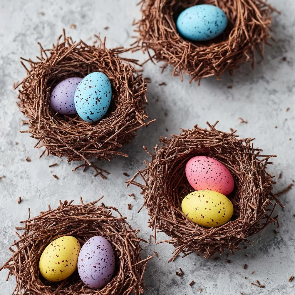Four Ingredient Nobake Easter Nests