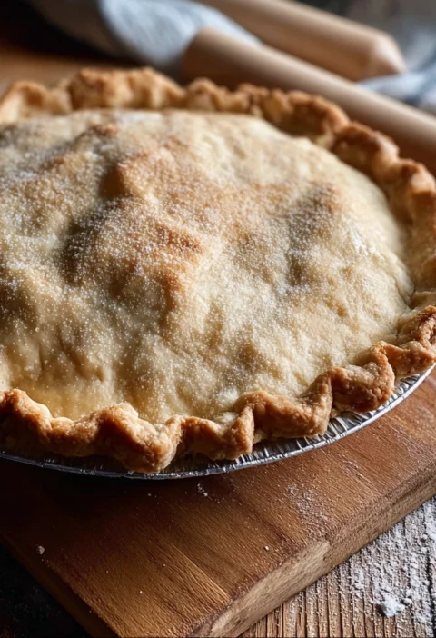 Flaky Sourdough Pie Crust