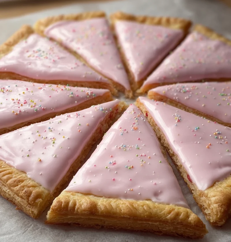 Giant Strawberry Pop Tart Pizza Amazing Dessert Secrets