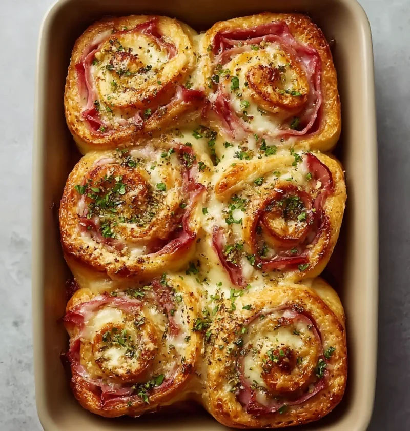 Ham Cheese Stromboli Rolls Recipe Image