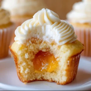 Honey Peach Cream Cheese Cupcakes That Scream Summer Delight