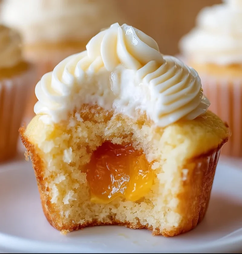 Honey Peach Cream Cheese Cupcakes That Scream Summer