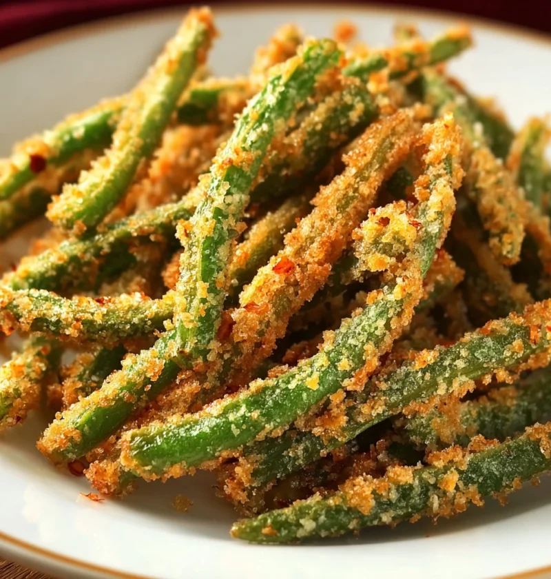 Indulge Crispy Fried Green Beans Sea Salt Chili