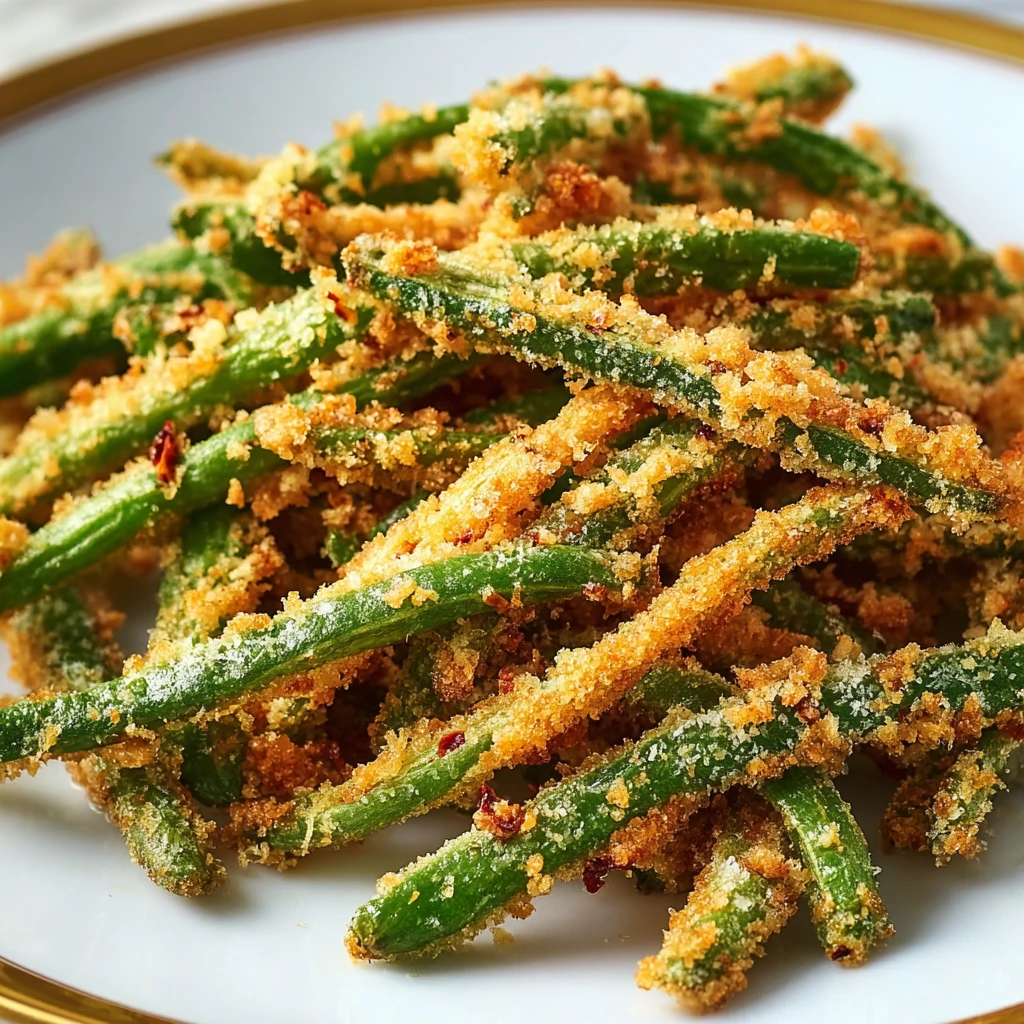 Indulge Crispy Fried Green Beans Sea Salt Chili