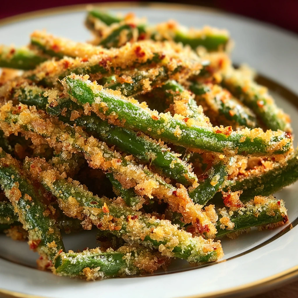 Indulge Crispy Fried Green Beans Sea Salt Chili