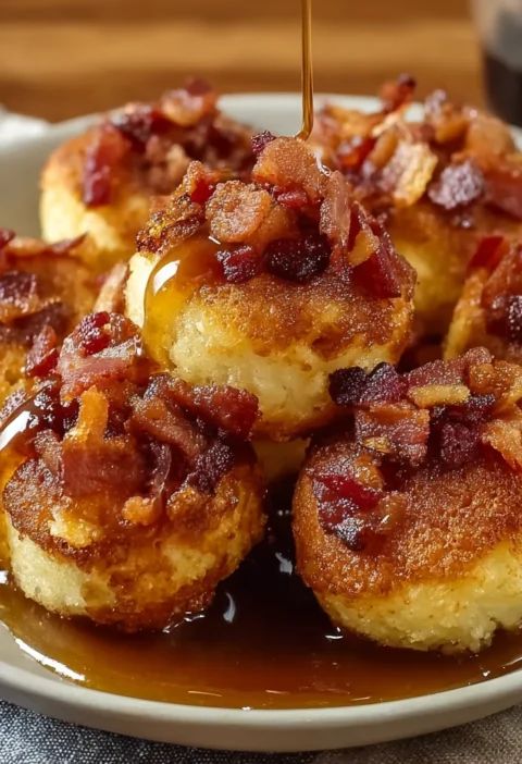 Indulge Irresistible Maple Bacon Pancake Bites Today