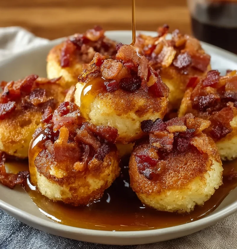 Indulge Irresistible Maple Bacon Pancake Bites Today