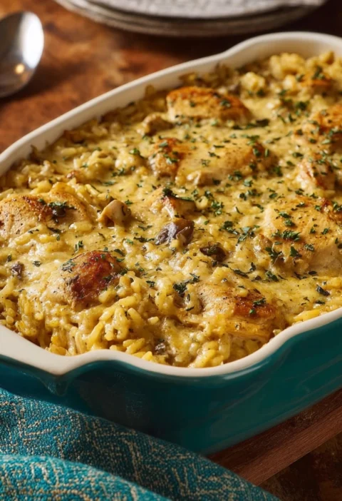 Mamaws Chicken Rice Casserole