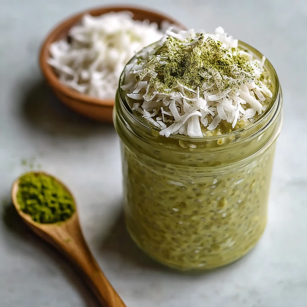 Matcha Coconut Overnight Oats