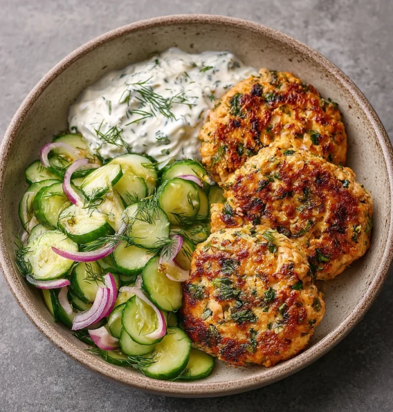 Mediterranean Burger Bowl Steps Juicy Flavor