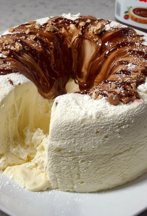 Molten Ninho Cake Nutella Center Irresistible Steps