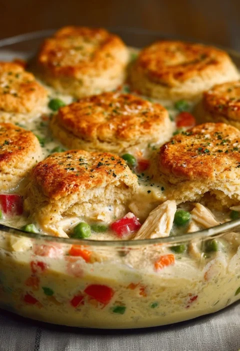 Moms Fabulous Chicken Pot Pie Biscuit Crust
