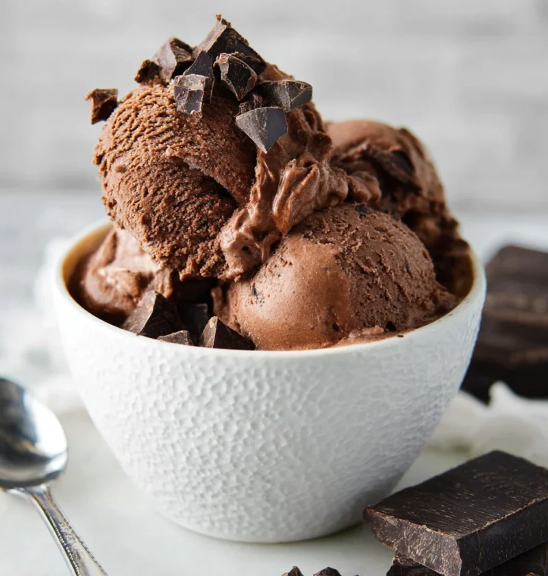 Churn Chocolate Fudge Brownie Ice Cream 5ingredient Creamy