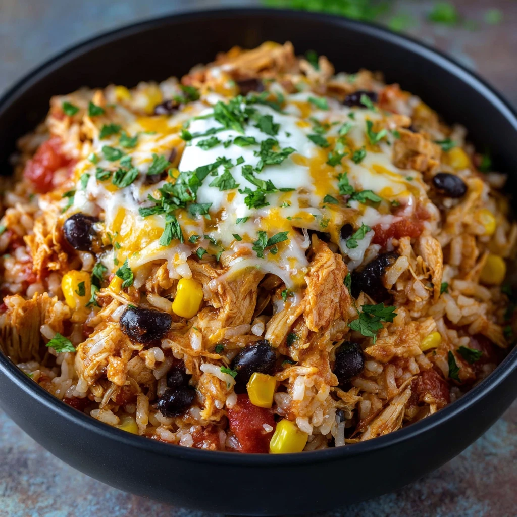 Onepot Bbq Chicken Burrito Bowls