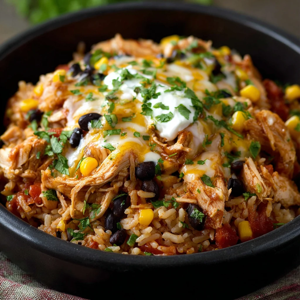 Onepot Bbq Chicken Burrito Bowls
