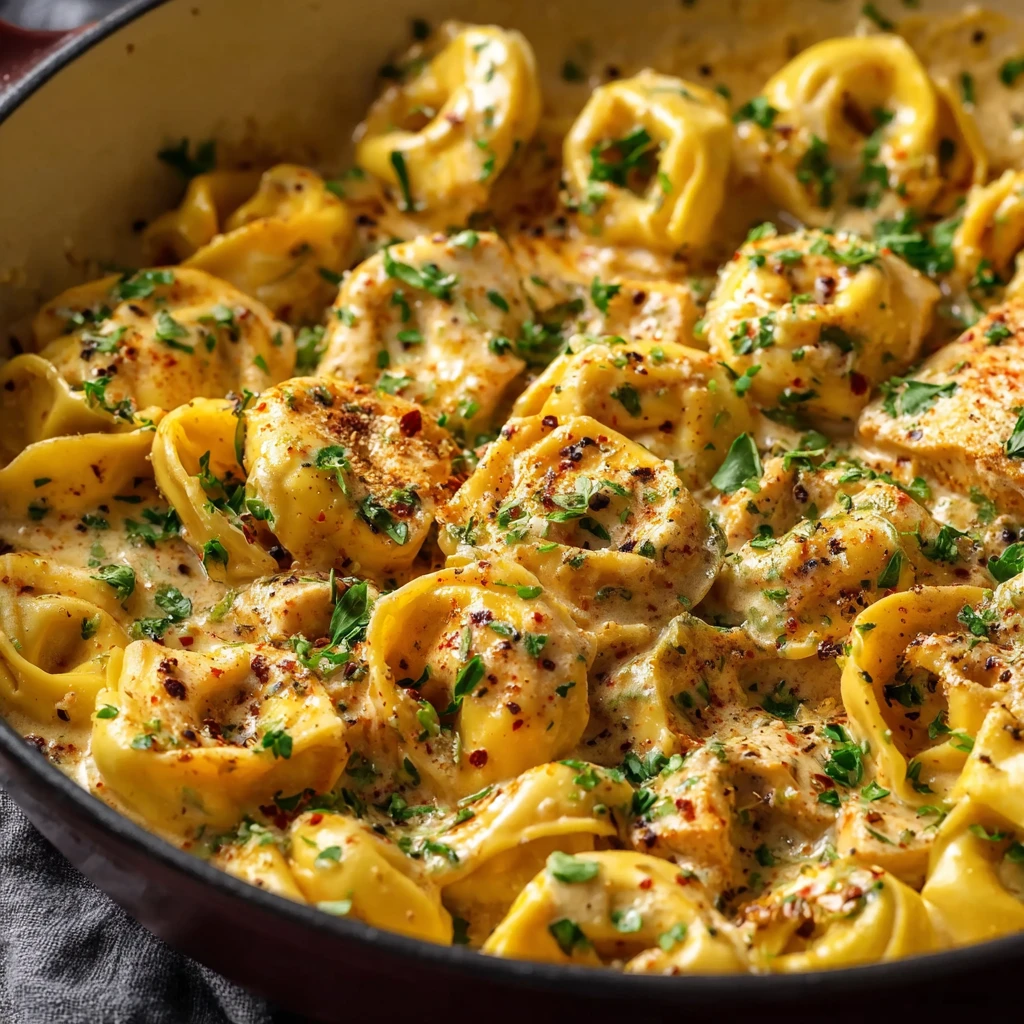 Onepot Chicken Tortellini Creamy Recipe