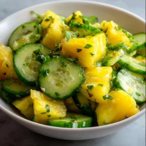 Pineapple Cucumber Salad