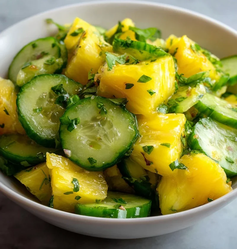 Pineapple Cucumber Salad