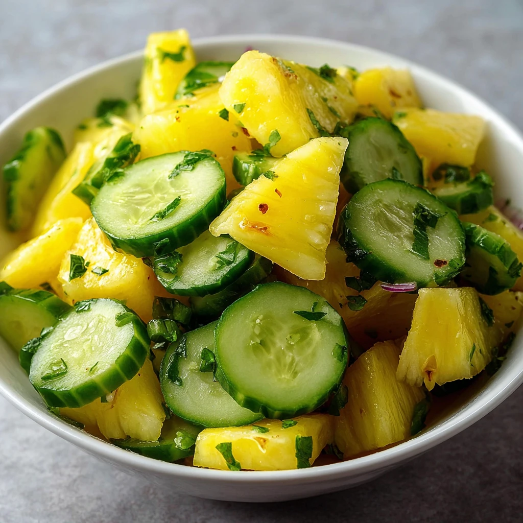 Pineapple Cucumber Salad