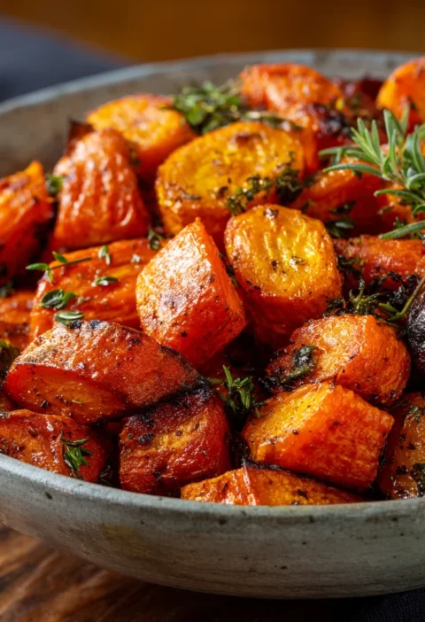 Roasted Sweet Potatoes Carrots