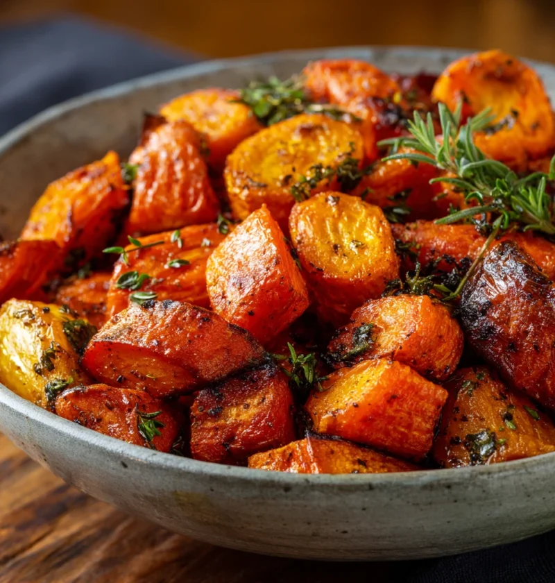 Roasted Sweet Potatoes Carrots