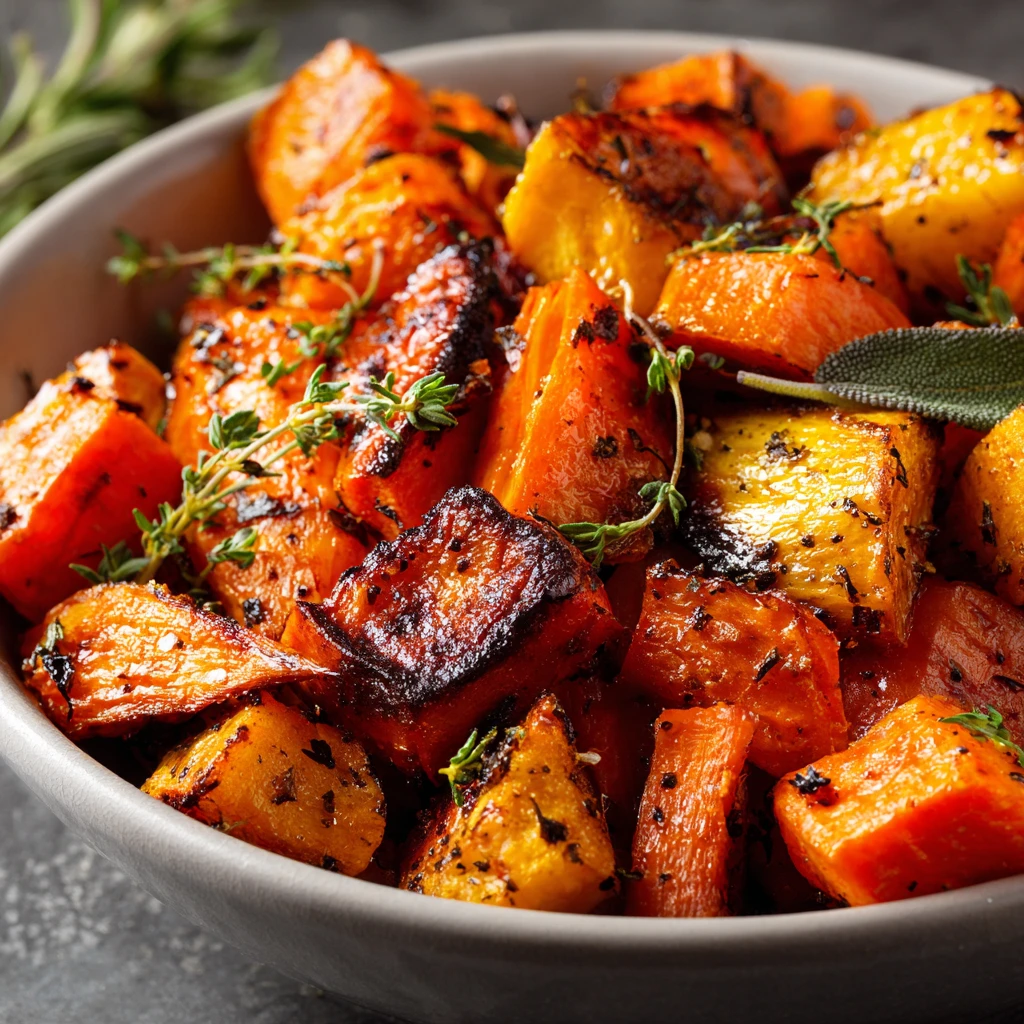 Roasted Sweet Potatoes Carrots