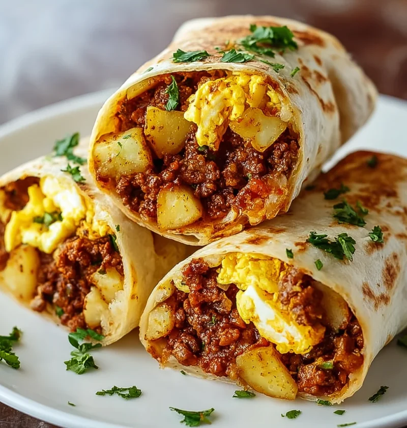 Savor Flavor Chorizo Breakfast Burritos Today