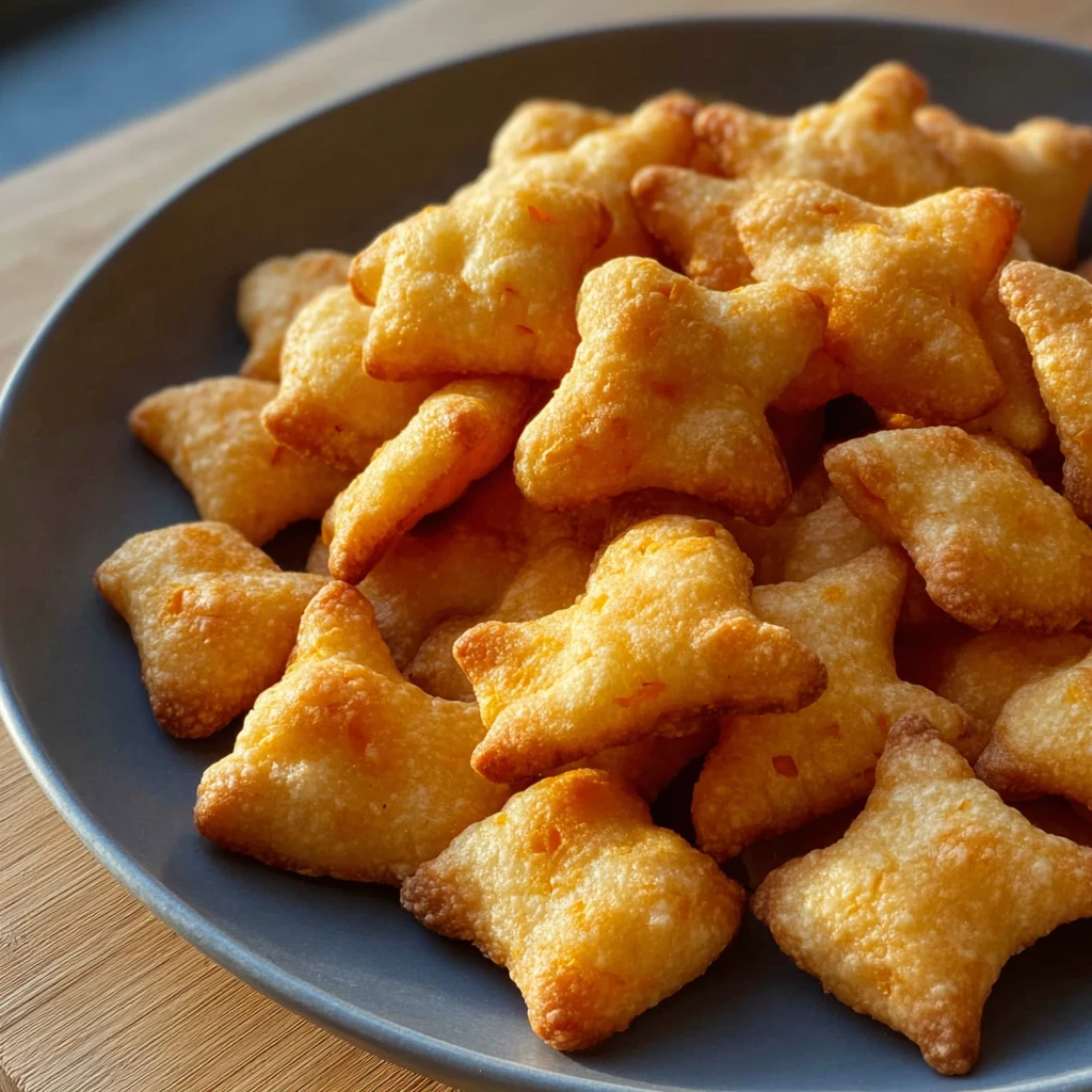 Sourdough Cheddar Crackers