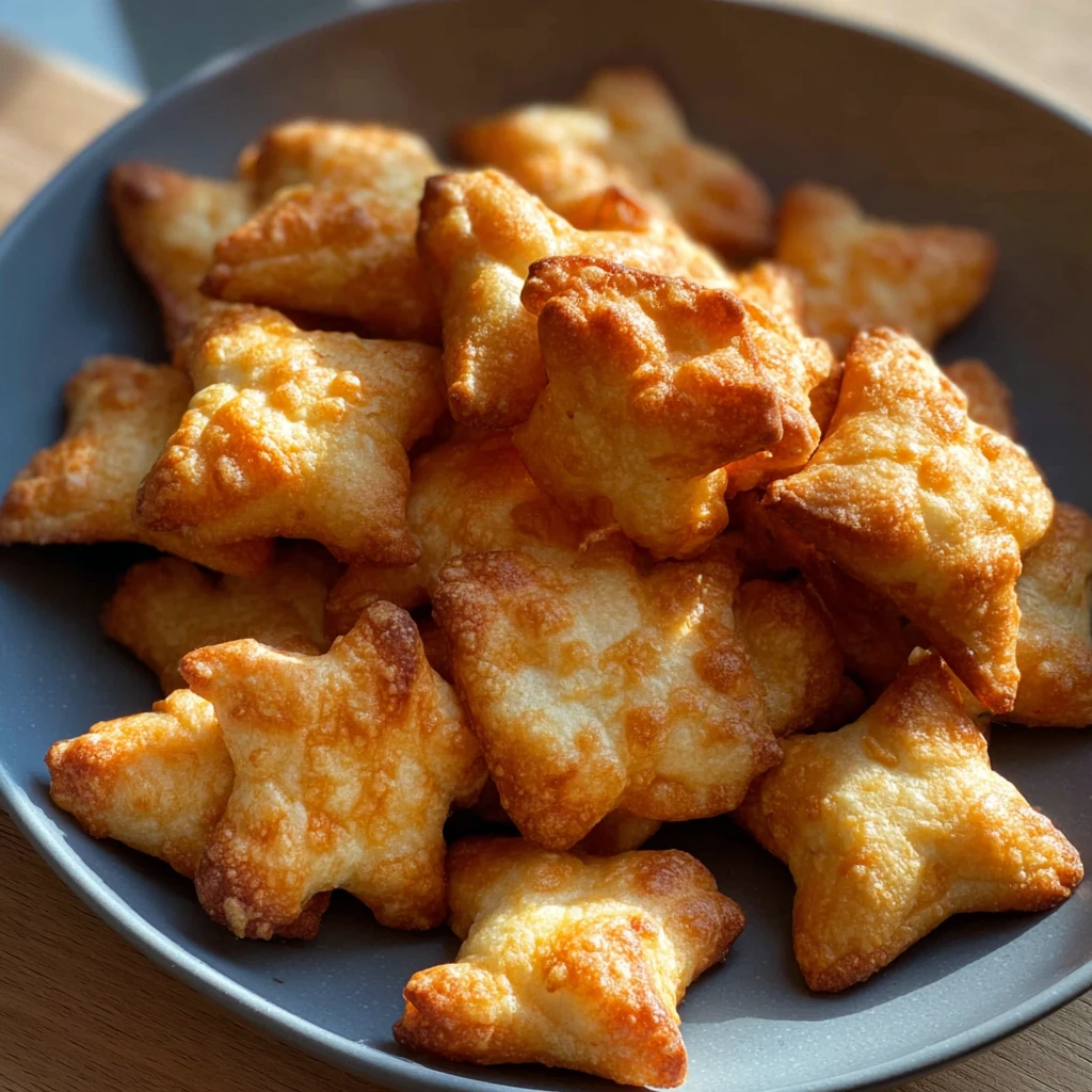 Sourdough Cheddar Crackers