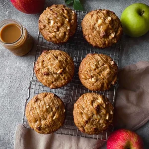 Sourdough Discard Apple Muffins