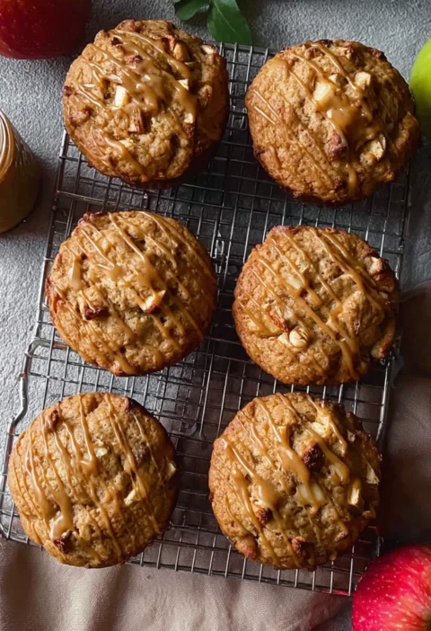 Sourdough Discard Apple Muffins