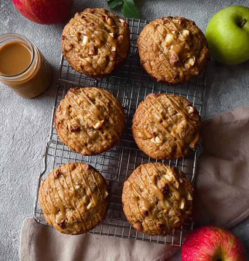 Sourdough Discard Apple Muffins