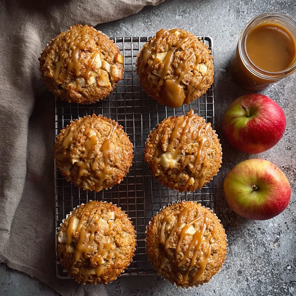 Sourdough Discard Apple Muffins