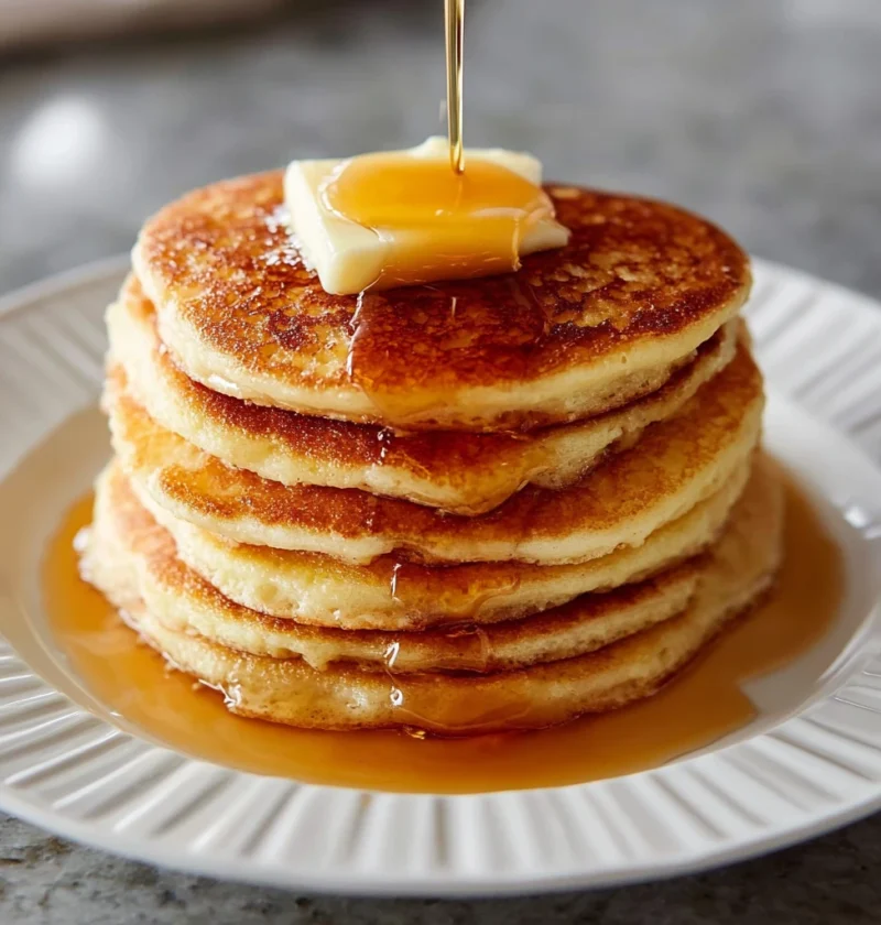 Sourdough Discard Pancakes Maple Syrup