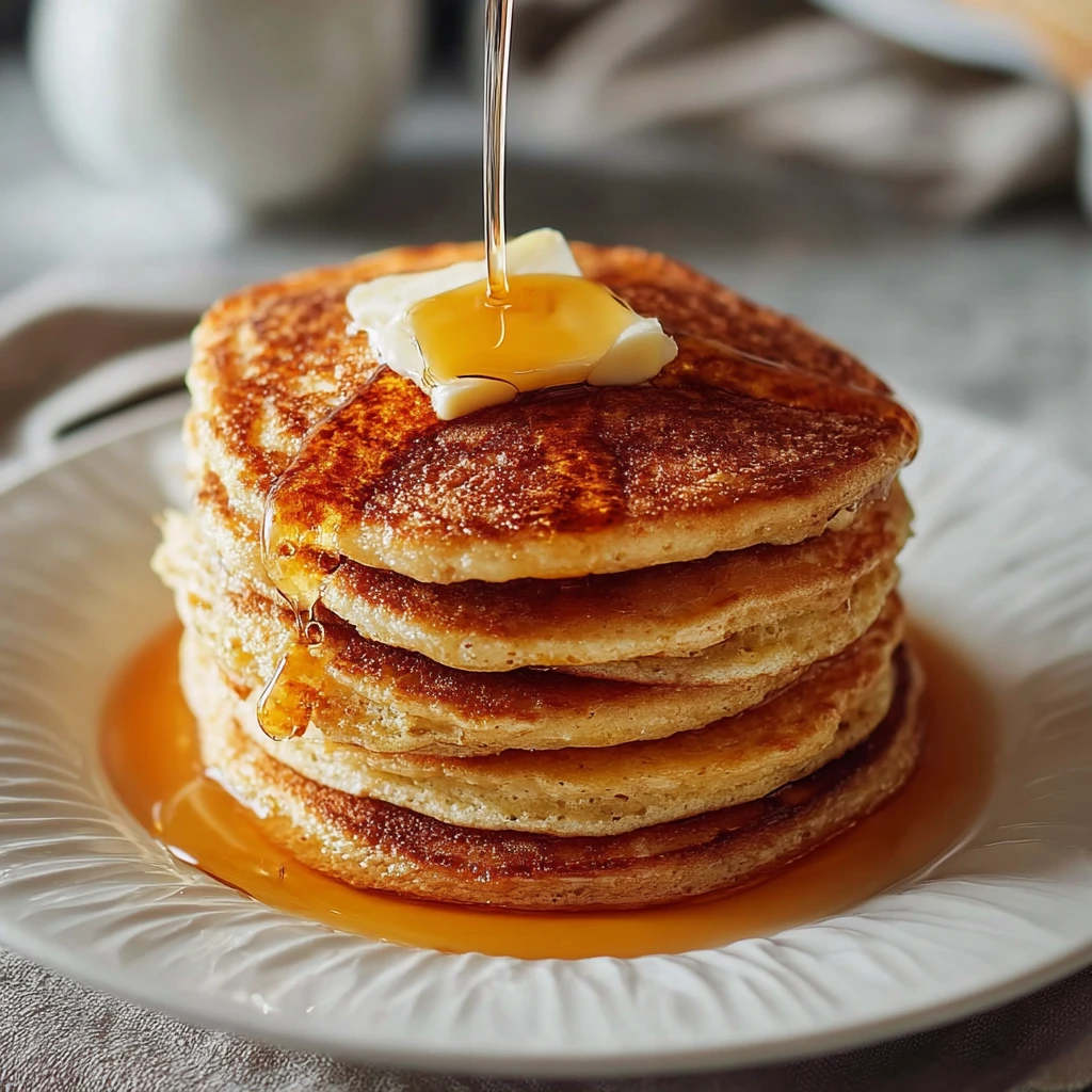 Sourdough Discard Pancakes Maple Syrup