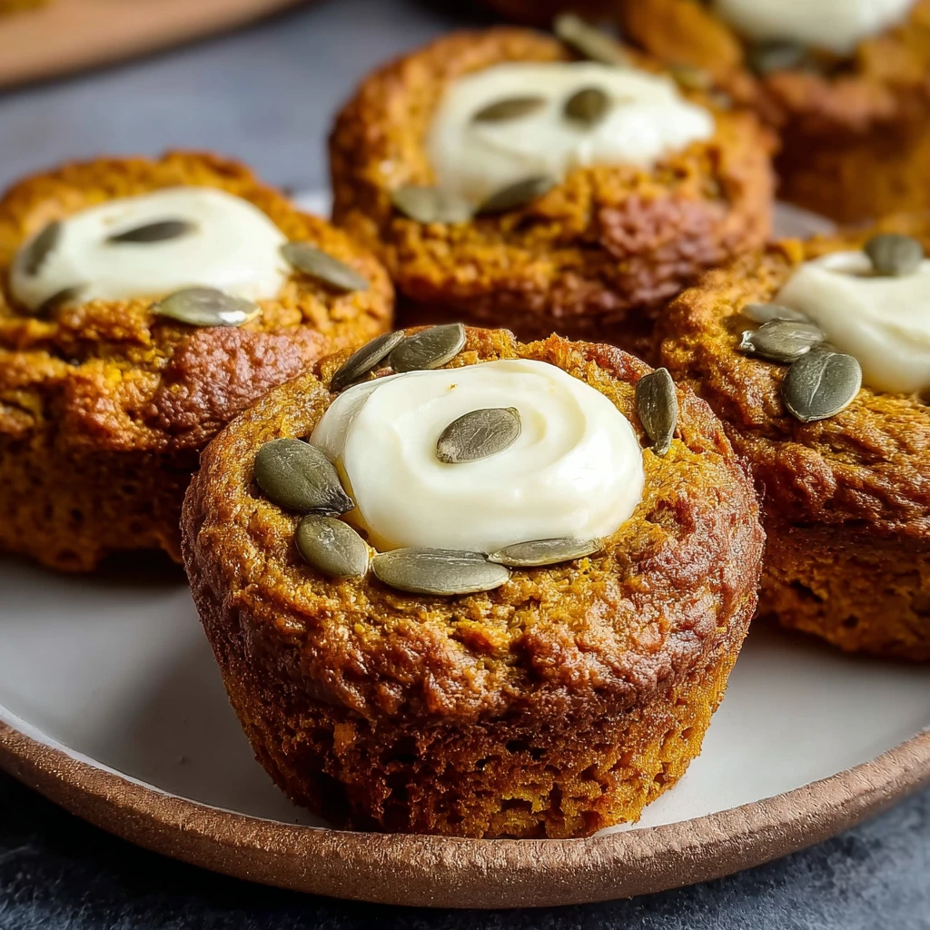 Sourdough Pumpkin Cream Cheese Muffins