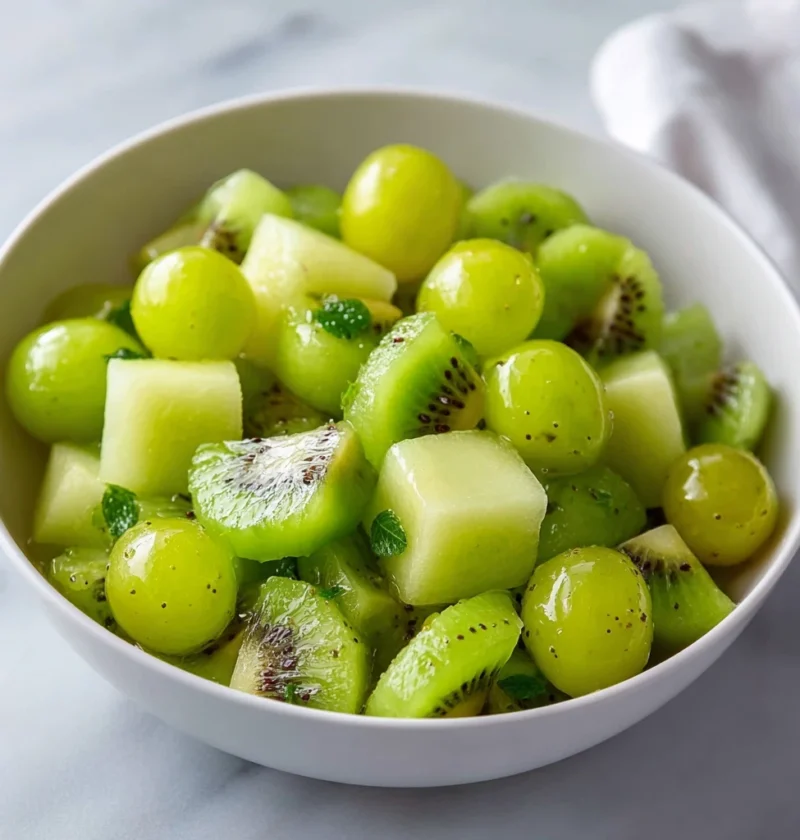 Patricks Day Green Fruit Salad
